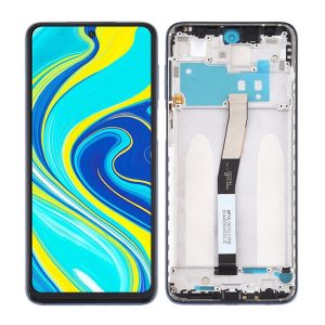 TOUCH+DISPLAY COM FRAME XIAOMI REDMI NOTE 9S/NOTE 9 PRO 6.67" PRETO