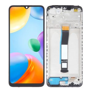 TOUCH+DISPLAY COM FRAME XIAOMI REDMI 10C/10 POWER/POCO C40 4G 6.71" PRETO