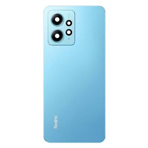 TAMPA TRASEIRA XIAOMI REDMI NOTE 12 4G AZUL COM LENTE DE CÂMERA