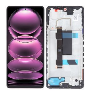 TOUCH+DISPLAY COM FRAME XIAOMI REDMI NOTE 12 PRO 5G 6.67" PRETO TFT