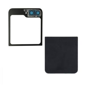 TAMPA TRASEIRA SAMSUNG GALAXY Z FLIP5/F731 GRAFITE COM LENTE DE CÂMERA