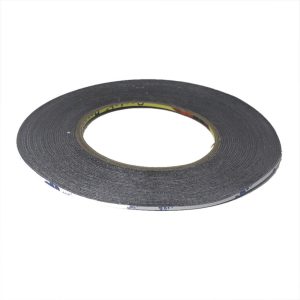 FITA ADESIVA DUPLA FACE UNIVERSAL TAPE 3M 2MM PRETO