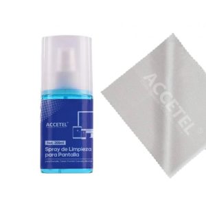 SPRAY DE LIMPEZA ACCETEL KSC101 200ML PARA ECRÃ COM PANO DE MICROFIBRA