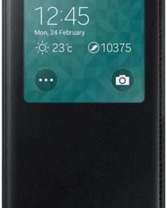 CAPA FLIP COVER S-VIEW SAMSUNG GALAXY S5 MINI SM-G800F PRETO