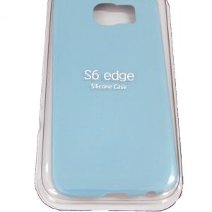 CAPA SILICONE SAMSUNG GALAXY S6 EDGE SM-G925 AZUL