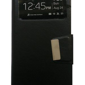 CAPA FLIP COVER COM JANELA HUAWEI HONOR 3C PLAY PRETO