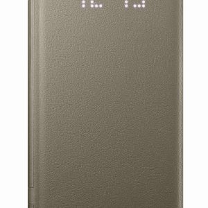 CAPA FLIP COVER WALLET SAMSUNG GALAXY S7 LED VIEW DOURADO