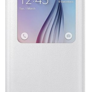 CAPA FLIP COVER S-VIEW SAMSUNG GALAXY S6 EDGE PLUS/G928 BRANCO
