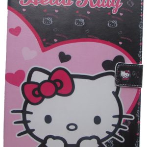 CAPA FLIP COVER COM JANELA E DESENHO APPLE IPAD 6/IPAD PRO HELLO KITTY DESENHO