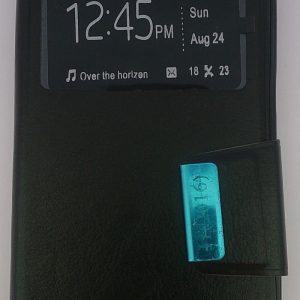 CAPA FLIP COVER COM JANELA SAMSUNG GALAXY J1 2016 J120F PRETO