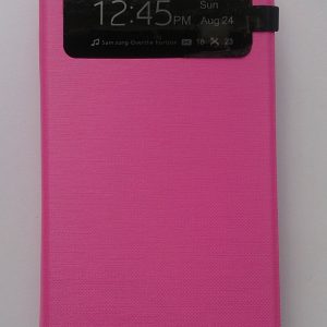 CAPA FLIP COVER COM JANELA SAMSUNG GALAXY S4 I9500 ROSA