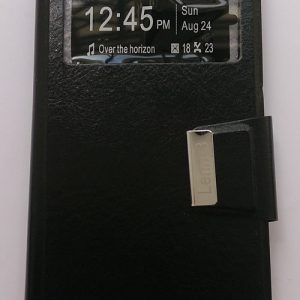 CAPA FLIP COVER COM JANELA WIKO LENNY 3 PRETO