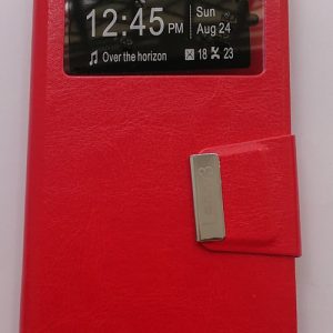 CAPA FLIP COVER COM JANELA WIKO LENNY 3 VERMELHO