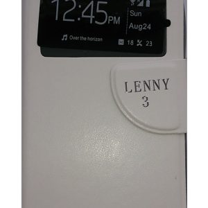 CAPA FLIP COVER COM JANELA WIKO LENNY 3 BRANCO
