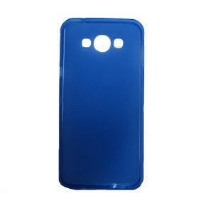 CAPA SILICONE SAMSUNG GALAXY A8 2018 AZUL