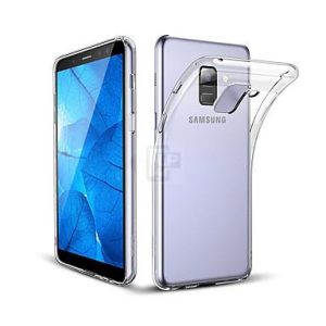 CAPA SILICONE SAMSUNG GALAXY A8 2018 TRANSPARENTE