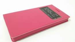 CAPA FLIP COVER COM JANELA CANDY APPLE IPHONE 6 PLUS (5.5) ROSA