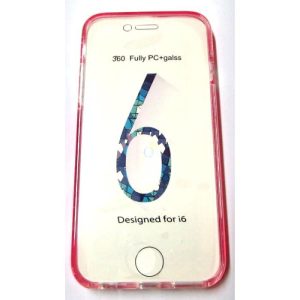 CAPA SILICONE GEL 360º APPLE IPHONE 6 PLUS (5.5) ROSA