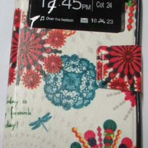 CAPA FLIP COVER COM JANELA E DESENHO ALCATEL PIXI 3 (5.0) COM DESENHO