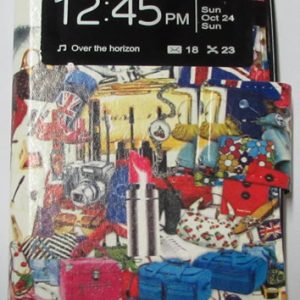 CAPA FLIP COVER COM JANELA E DESENHO WIKO LENNY COM DESENHO