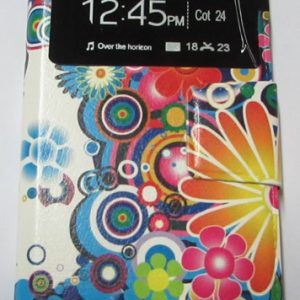 CAPA FLIP COVER COM JANELA E DESENHO HUAWEI P8 LITE ALE-L21 COM DESENHO