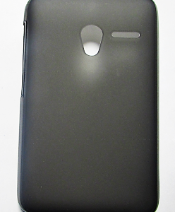 CAPA SILICONE ALCATEL PIXI 3 (4.0) PRETO