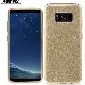 CAPA SILICONE GEL BRILHANTE REMAX SAMSUNG GALAXY S8 G950 DOURADO