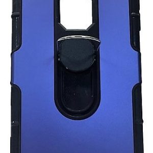 CAPA SILICONE DURA E METAL KICKSTAND APPLE IPHONE 7/8 PLUS (5.5) AZUL