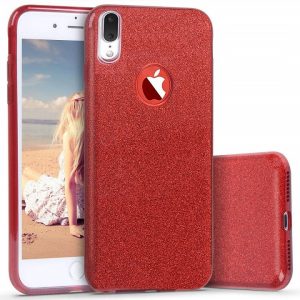 CAPA SILICONE GEL BRILHANTE APPLE IPHONE X / XS VERMELHO