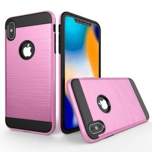 CAPA SILICONE TPU APPLE XS MAX ROSA
