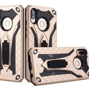 CAPA SILICONE TPU KICKSTAND HEAVY DUTY HIBRID HUAWEI P20 DOURADO