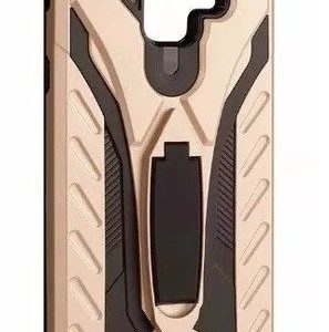 CAPA SILICONE TPU KICKSTAND HEAVY DUTY HIBRID SAMSUNG S9 DOURADO