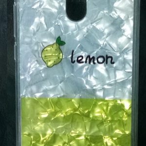 CAPA SILICONE COM DESENHO BLING GLITTER HUAWEI MATE 20 LITE AMARELO LIMAO