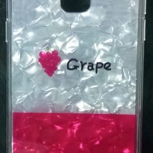 CAPA SILICONE COM DESENHO BLING GLITTER SAMSUNG GALAXY A6 2018 UVA DESENHO