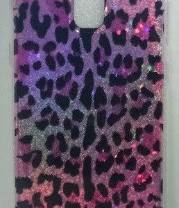 CAPA SILICONE TPU COM PADRÃO ANIMAL SAMSUNG GALAXY A8 PLUS LEOPARDO ROSA