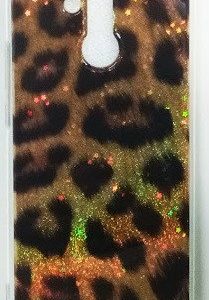 CAPA SILICONE TPU COM PADRÃO ANIMAL HUAWEI MATE 20 LITE DOURADO
