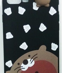 CAPA SILICONE GEL COM DESENHO 3D APPLE IPHONE 7/8 PLUS PRETO