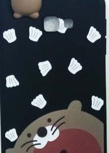 CAPA SILICONE GEL COM DESENHO 3D SAMSUNG GALAXY J4 PLUS PRETO