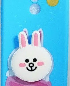 CAPA SILICONE GEL COM DESENHO 3D HUAWEI MATE 20 LITE AZUL