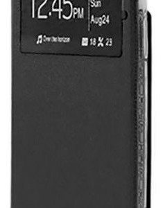 CAPA FLIP COVER COM JANELA CANDY SAMSUNG GALAXY A7 2018 PRETO