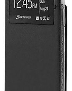 CAPA FLIP COVER COM JANELA CANDY SAMSUNG GALAXY J6 PLUS PRETO