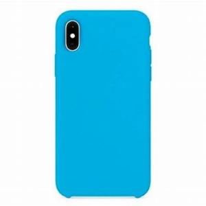 CAPA SILICONE DURA APPLE IPHONE X / XS AZUL
