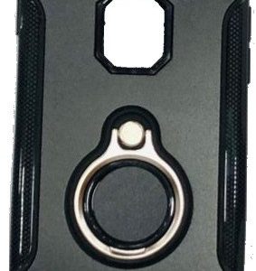 CAPA SILICONE DURA E METAL COM ANEL DE DEDO APPLE IPHONE 7/8 PRETO