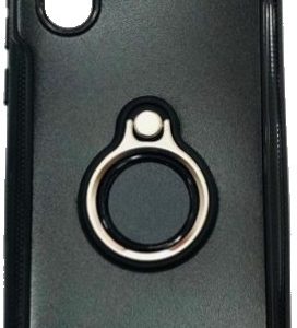 CAPA SILICONE DURA E METAL COM ANEL DE DEDO HUAWEI P30 PRO PRETO