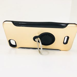CAPA SILICONE DURA E METAL COM ANEL DE DEDO XIAOMI REDMI 6A DOURADO