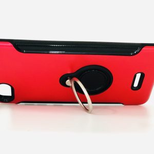 CAPA SILICONE DURA E METAL COM ANEL DE DEDO XIAOMI REDMI 6A VERMELHO