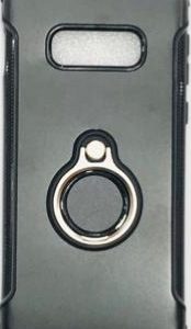 CAPA SILICONE COM ANEL DE DEDO SAMSUNG GALAXY S10 PRETO