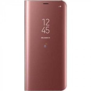 CAPA FLIP COVER CLEAR VIEW SAMSUNG GALAXY A40 ROSA