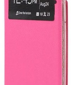 CAPA FLIP COVER COM JANELA CANDY HUAWEI P20 PRO ROSA