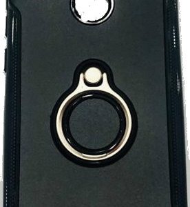 CAPA SILICONE DURA E METAL COM ANEL DE DEDO XIAOMI MI 9 PRETO